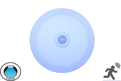 Produktbild von LED Deckenleuchte Bewegungssensor Flurlampe Bewegungsmelder Sensor 18 Watt Kaltweiß Rund Einstellbar Zeit
