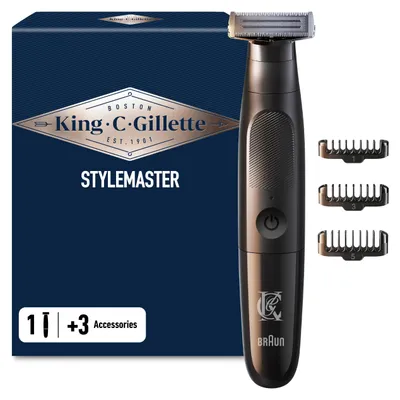 Image de Gillette King C. Gillette Style Master Tondeuse à barbe pour hommes