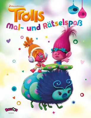 Produktbild von Trolls - Mal- und Rätselspaß