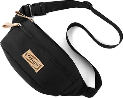 Produktbild von INF Schwarze Nylon-Gütasche - Stilvoll & Vielseitig