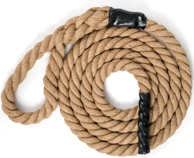 Zdjęcie produktu dla KOMFOTTEU lina wspinaczkowa lina wspinaczkowa 4,5 m, lina bezpieczeństwa na zewnątrz, lina do ćwiczeń 38 mm z gumowymi uchwytami, lina sportowa lina do ćwiczeń do treningu siłowego na świeżym powietrzu