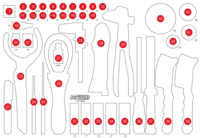 Produktbild von KS Tools 811.0043-97, 199 g, 1 Stück(e)