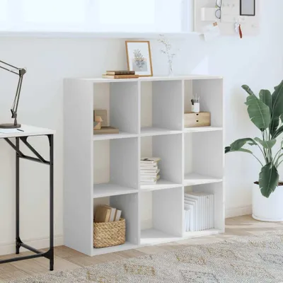 Produktbild von Stabli Bücherregal Weiß 102x32x102cm Holzwerkstoff - DE783179 - Bücherregale