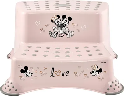 Image de keeeper 1003258124700 keeeper kids Tabouret marchepied igor "Minnie", rose nordique
