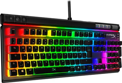 Immagine prodotto di HP HyperX Alloy Elite 2 ? Tastiera meccanica da gioco? HX Red (layout DE), Dimensioni complete (100%), Cavo
