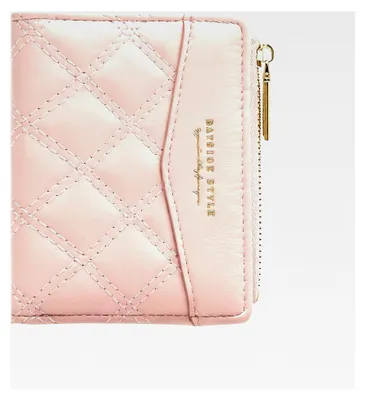 Produktbild von Kleines Portemonnaie für Damen in Rosa mit Kartenhalter und Münzfach
