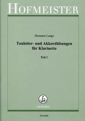 Produktbild von Tonleiter- und Akkordübungen für Klarinette Band 1