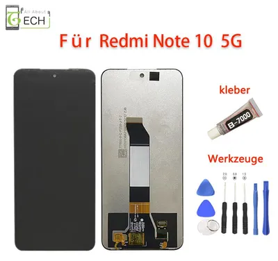 Produktbild von Für Xiaomi Redmi Note 10 5G M2103K19G LCD Display Bildschirm Touchscreen + Werkzeuge