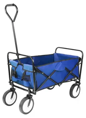 Obrázok produktu pre Bolderkar - Vozík - Vozík na prepravu nákladu - Skladací - Plážový vozík - Robustný kempingový vozík