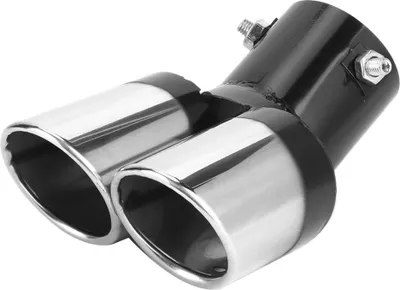 Obrázek produktu pro příslušenství k dvojitému výfukovému potrubí z nerezové oceli o průměru 63 mm / 2,5 palce