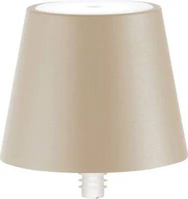 Produktbild von Poldina STOPPER Zafferano LED-Lampe, wiederaufladbar und tragbar, Sandfarbe mit einer Akkulaufzeit von bis zu 12 Stunden