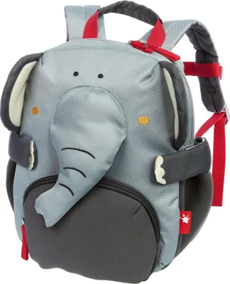 Immagine prodotto di sigikid Pfötchenrucksack Elefant, Rucksack, Kinderrucksack, Kindergartentasche, Kinder, Polyester, Grau, 25256