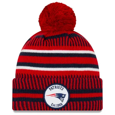 Produktbild von New Era New England Patriots NFL 2019 Sideline Home 1960 Reverse OTC Beanie Rot One-Size