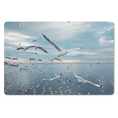 Produktbild von MuchoWow® Mauspad Mousepad Vogel - Meer - Schwarm 27x18 cm - Mousepads - Maus Mat - Pad - Mausunterlage - Büroartikel - Desk Matten