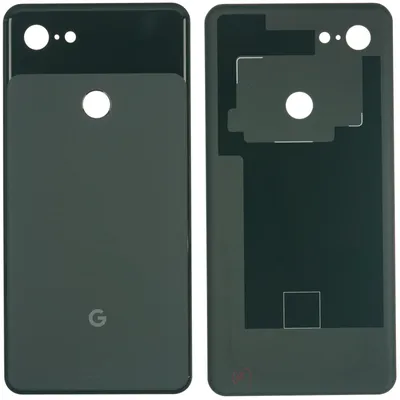 Produktbild von Google Pixel 3 XL Backcover + Kameraglas, Schwarz
