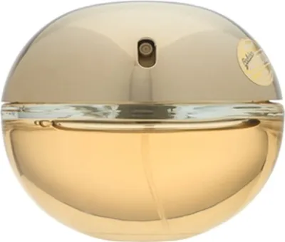 A close-up studio shot of a perfume bottle.