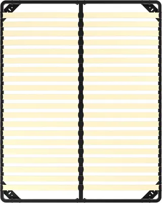 Produktbild von DEWINNER Sommier 160x200cm, Sommiers à Lattes für Erwachsene - Bettrahmen 160x200 mit Sommier, 2x20 Lattes, Beständig und bequem