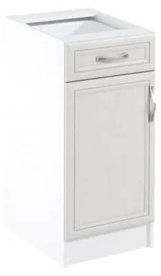 Produktbild von Standunterschrank Basis-Unterschrank Küchenschrank mit Schublade Weiß