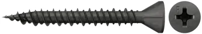Produktbild von Fischer 665084, Schraube, Metall, Faserplatte, Vollgewinde, Senkkopf, PH (Phillips)