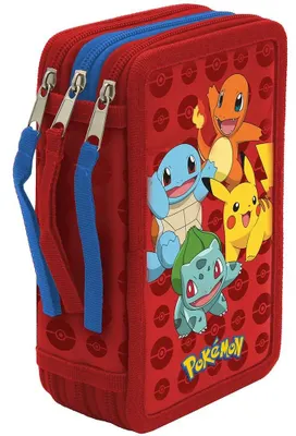 Produktbild von Pokemon 3-teiliges Federmä ppchen, 39 Stü ck
