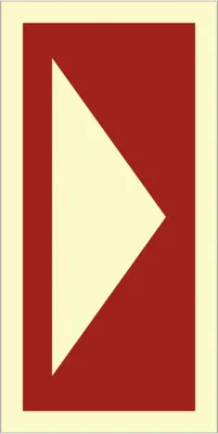 Produktbild von Dreifke® Schild Richtungsangabe für Brandschutzeinrichtungen, Alu, nachleucht...