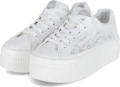 Zdjęcie produktu dla Buffalo Women Low Sneaker Paired Bloom Low Top Hochzeit 1636161 biały