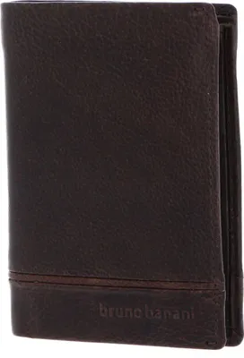 Image de bruno banani Cuir porte-monnaie Frankfurt Wallet With Flap Brown brun