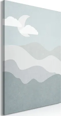 Produktbild von Italienischer Leinwand Leinwandbild - Mysterious Night (1 Part) Vertical 20x30 cm Für Kinder e-A-0129-b-a