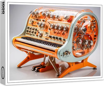Produktbild von raxxa Premium-Puzzle "Synthesizer", 1000 Teile