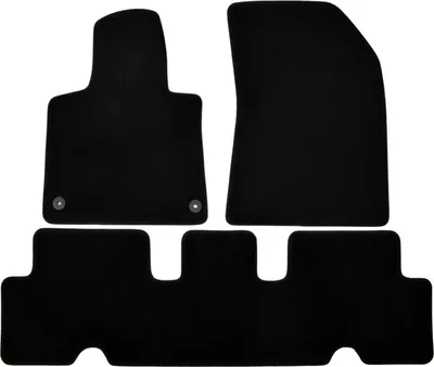 Obrázok produktu pre J&J Automotive | PREMIUM BLACK autokoberce velúrové pre Citroen C4 Picasso /SpaceTourer 2014-vyššie 4ks