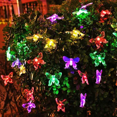 Produktbild von Salcar Gartenleuchte 5m LED Solarleuchten Lichterkette Innen & Außen Lichterkette Solar Gartenleuchten LED Solar Garten Party Deko