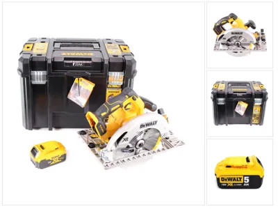 Produktbild von DeWalt DCS 572 NT Akku Handkreissäge 18V 184 x 16 mm + 1x Akku 5,0 Ah + T-STAK - ohne Ladegerät