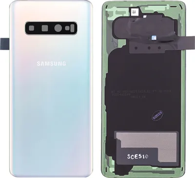 Immagine prodotto di Ricambio cover batteria, nuova cover posteriore per Samsung Galaxy S10 - Bianco