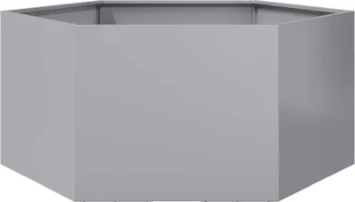 Obrázok produktu pre Záhradný kvetináč šesťhran 104x90x45 cm, pozinkovaná oceľ