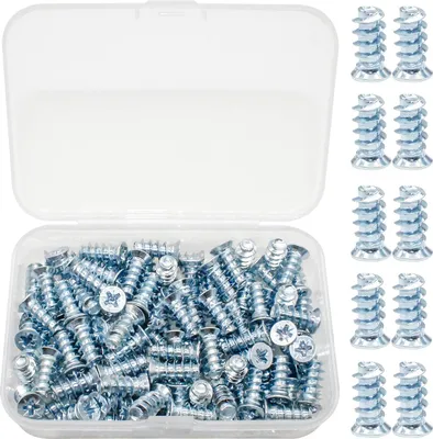 Immagine prodotto di Viti Euro con testa svasata per cerniere - 63 x 13 mm - 100 pezzi