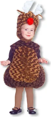 Produktbild von Knuffiges Rentierkostüm Kinder Größe: XL