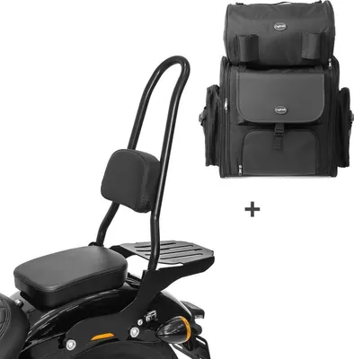 Produktbild von Sissybar CSXL + Hecktasche für Chopper / Custombikes 18-25 Gepäckträge