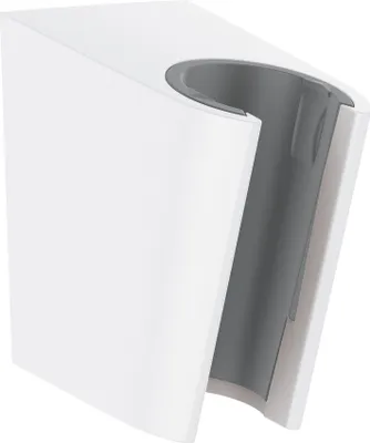 Produktbild von hansgrohe Brausehalter Porter S fest. Haltep., aus Kunststoff, mattweiß
