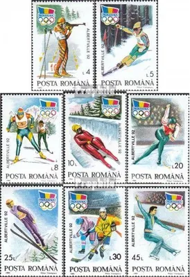 Produktbild von Briefmarken Rumänien 1992 Mi 4761-4768 (kompl.Ausg.) postfrisch Olymp.Winterspiele Albertville 92