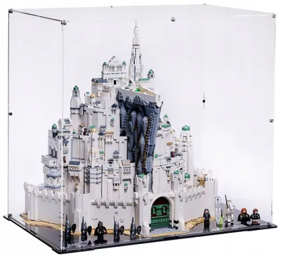Produktbild von Blacked Brick Vitrine für LEGO® 11377 ICONS – Der Herr der Ringe: Minas Tirith™