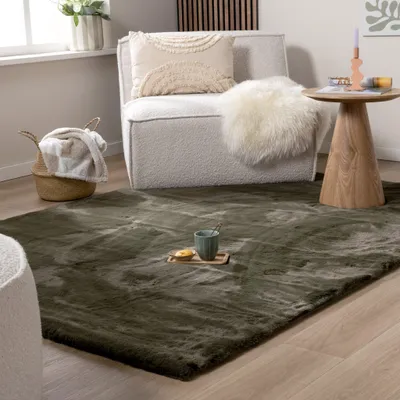 Zdjęcie produktu dla Volero - Miękki dywan z długim włosiem - Comfy Supreme Zielony - 160x230 cm
