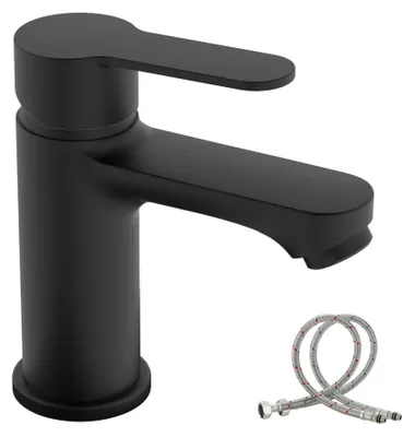 Obrázok produktu pre Jednopáková umývadlová batéria, čierna, 78 mm