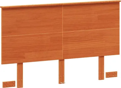 Image de vidaXL Tête de lit brun cireux 120 cm pin massif