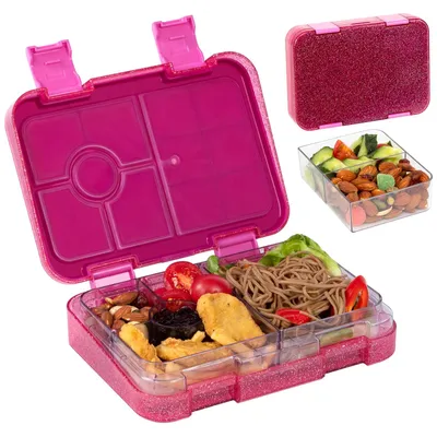 Produktbild von Tragbare, auslaufsichere Bento-Lunchbox mit 5 Fächern für Mahlzeiten