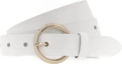 Produktbild von Vanzetti Leder Gürtel Taillengürtel 25mm Leather Belt W95 White weiß