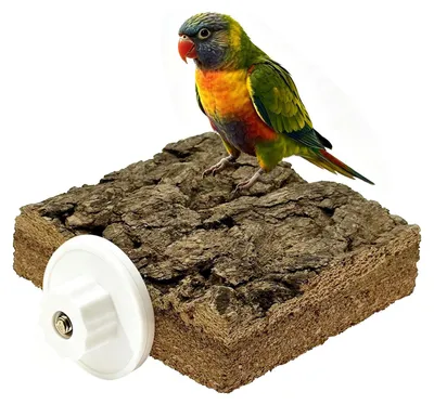 Productafbeelding van Natuurlijke zitstokken voor vogels, kurk zitplanken voor papegaai
