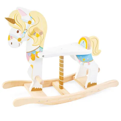 Obrázok produktu pre Le Toy Van Rocking Unicorn Carousel, 1 rok / roky, Drevo, Viacfarebný