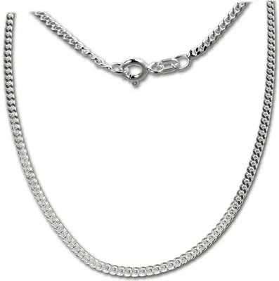 Produktbild von SilberDream Halskette 925 Silber 70cm Panzerkette Schmuck silber D2SDK20070