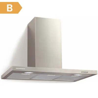 Produktbild von Heinner HDCH-690TSS, 589,5 m³/h, Geleitet, Wandmontiert, Edelstahl, Edelstahl, Tasten