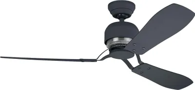 Produktbild von Deckenventilator mit Wandschalter Industrie II Graphit 132 cm